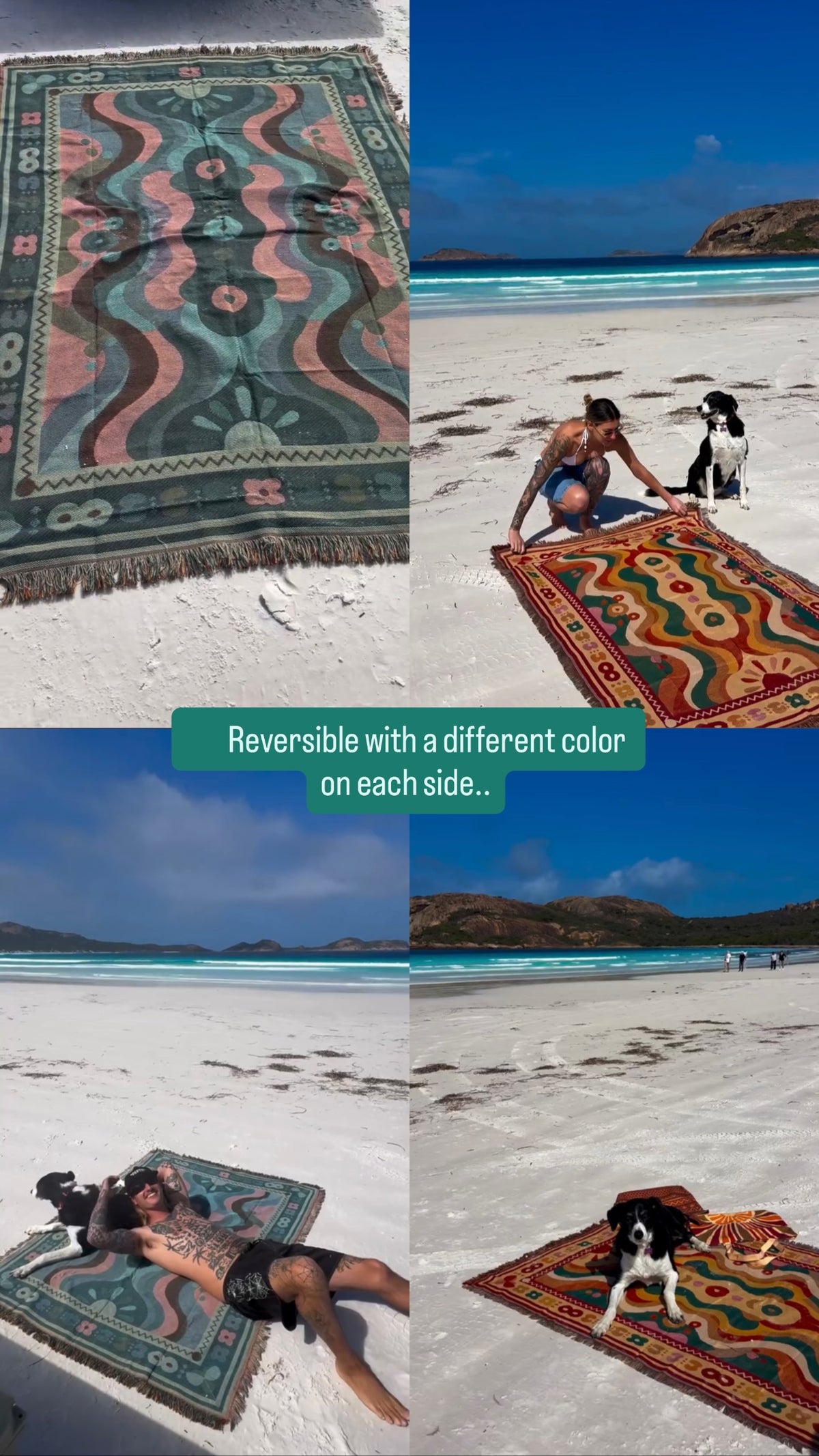 Nirvana - Jacquard Woven Throw Rug