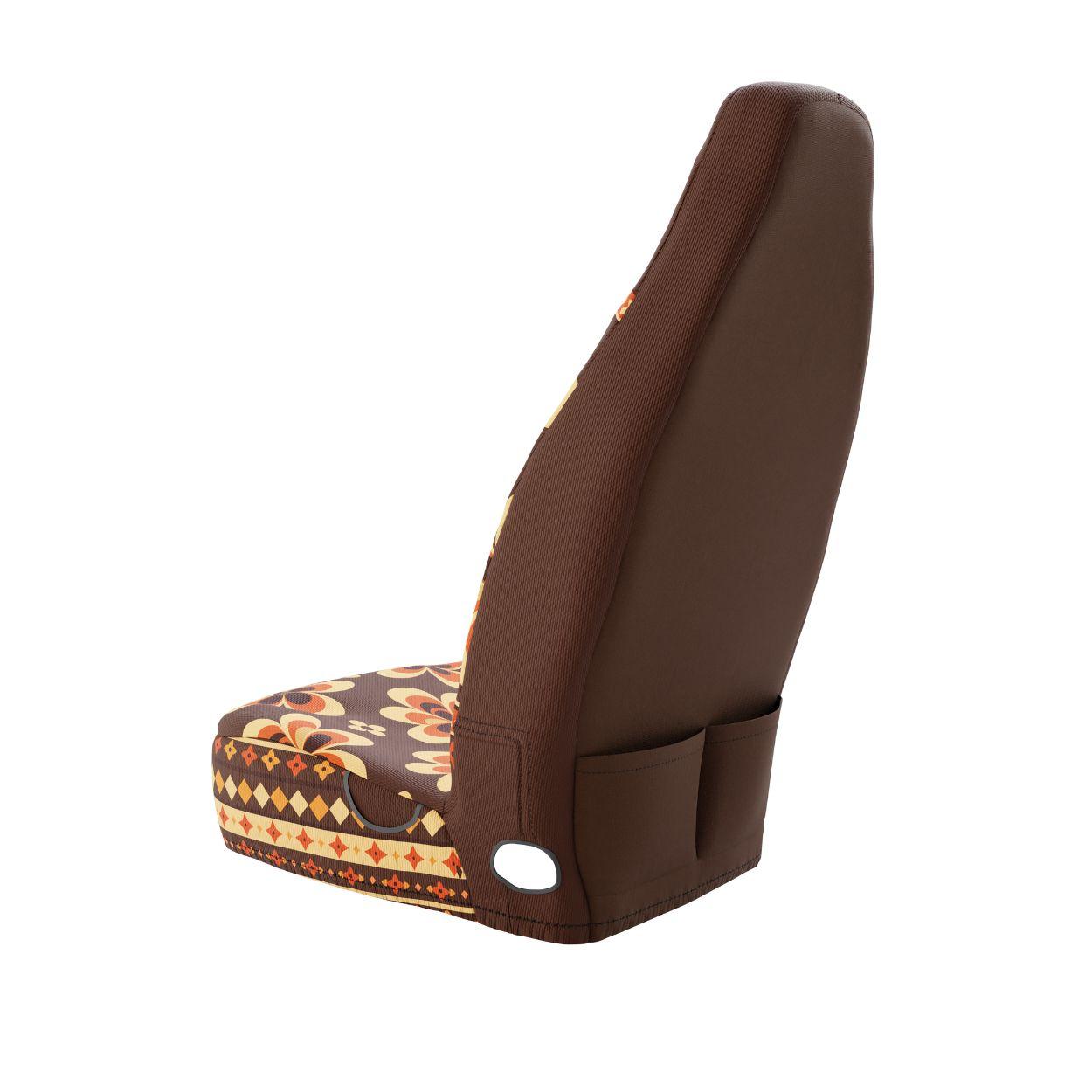 Sedona Aztec seat cover styled in vehicle interior — red-rock desert car seat protection | Solara Covers