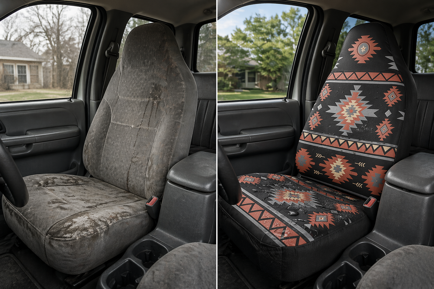 Waterproof seat covers vs standard seat covers complete comparison - Solara Covers