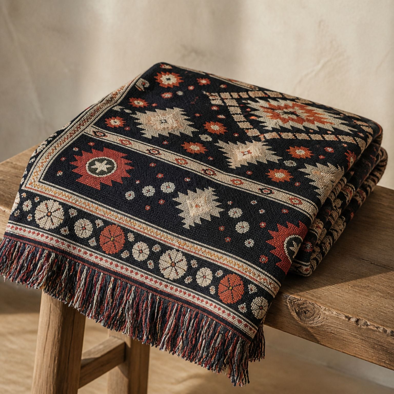 Zara - Jacquard Woven Throw Rug