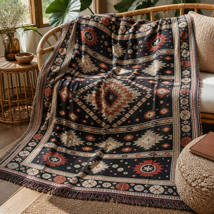 Zara - Jacquard Woven Throw Rug