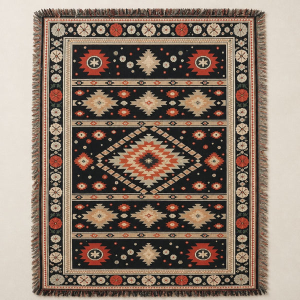 Zara - Jacquard Woven Throw Rug