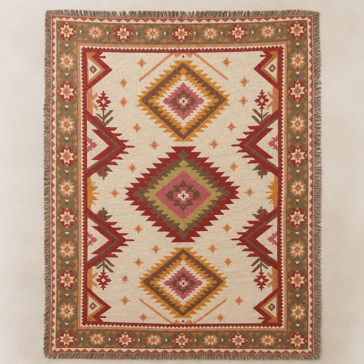 Taos - Jacquard Woven Throw Rug
