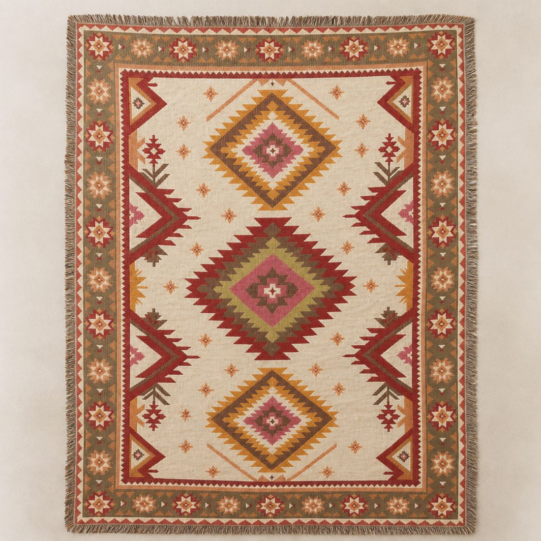 Taos - Jacquard Woven Throw Rug