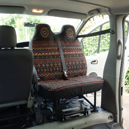 Luna - Double Front Seat Cover - Solara Covers - Waterproof seat covers