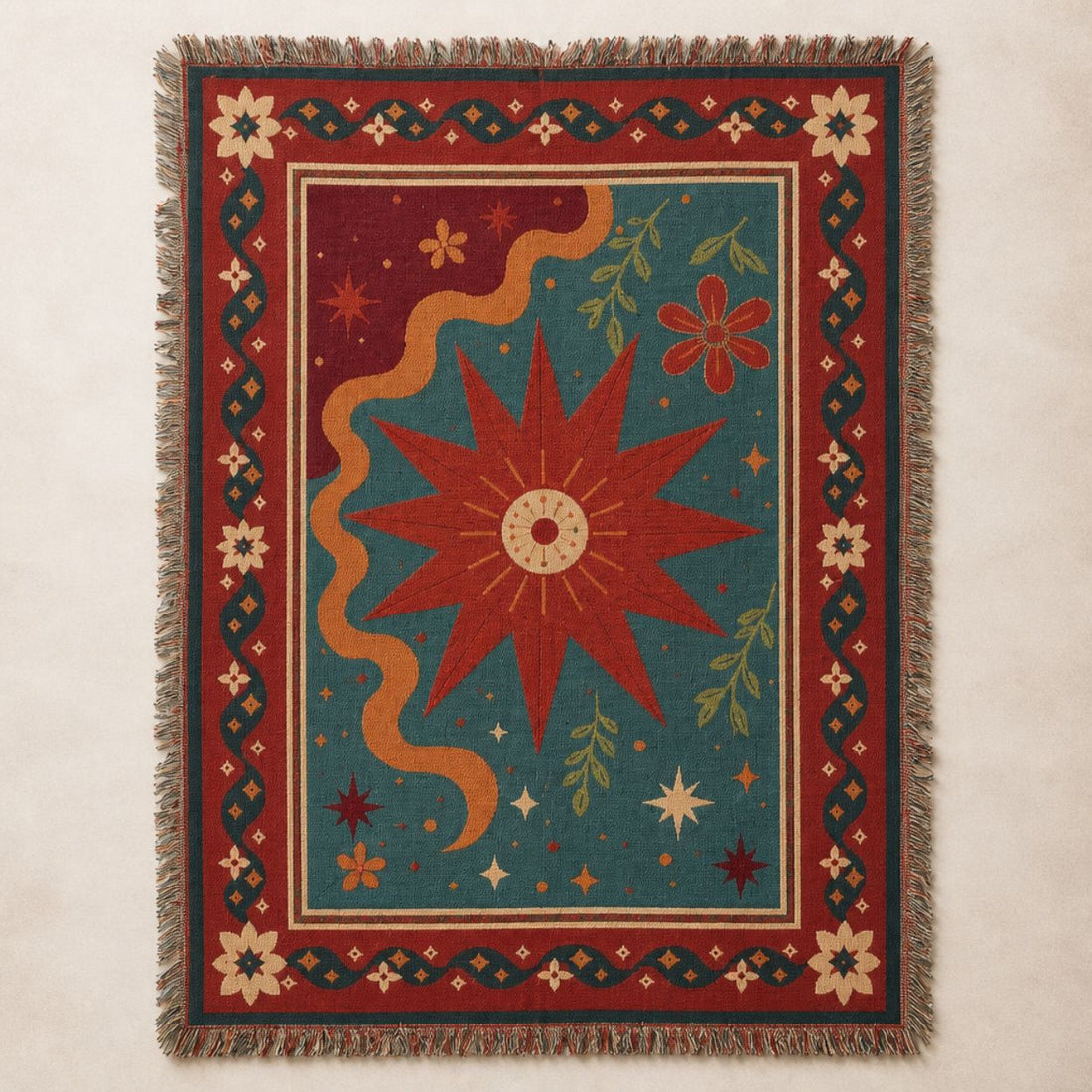 Solstice - Jacquard Woven Throw Rug