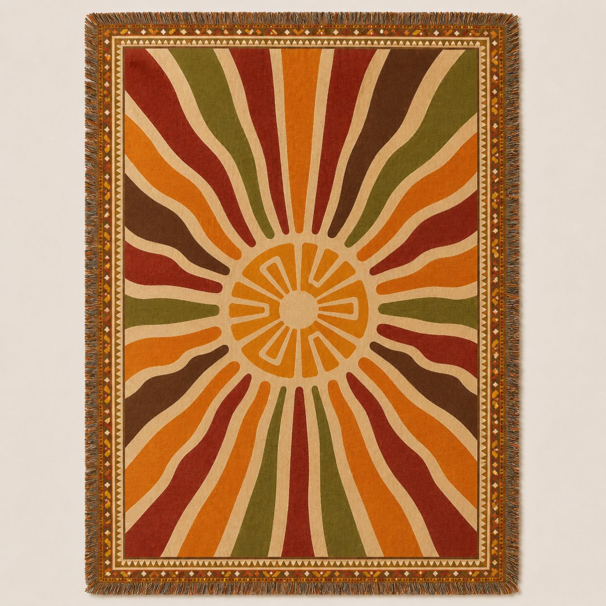 Halo - Jacquard Woven Throw Rug