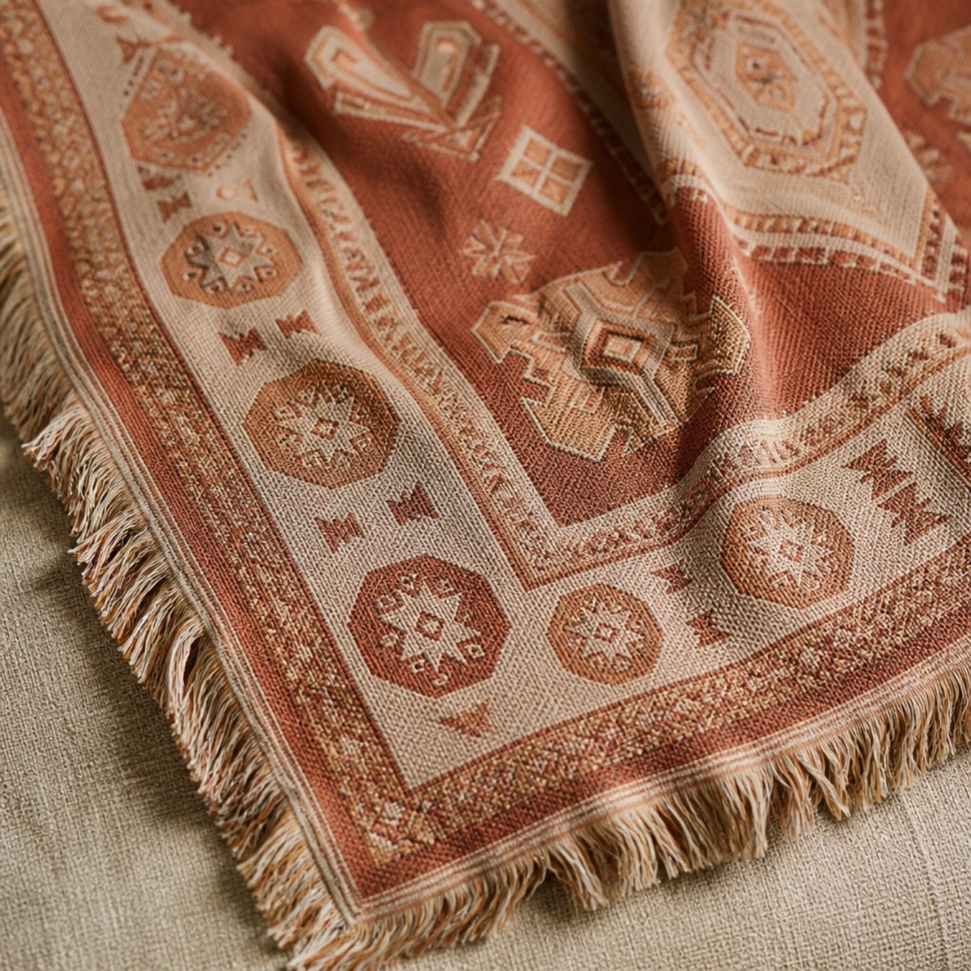 Kasbah - Jacquard Woven Throw Rug