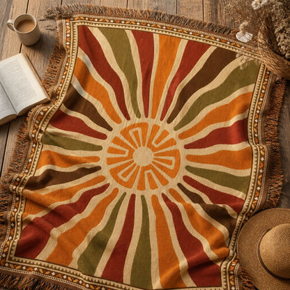 Halo - Jacquard Woven Throw Rug