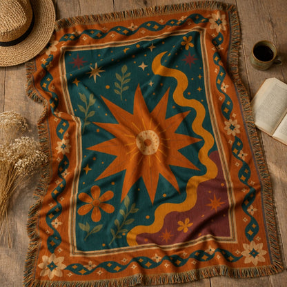Solstice - Jacquard Woven Throw Rug