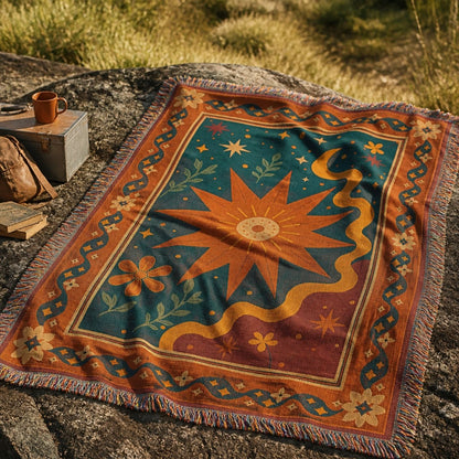 Solstice - Jacquard Woven Throw Rug