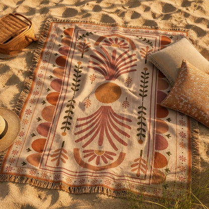 Palmyra - Jacquard Woven Throw Rug