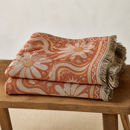 Daisy - Jacquard Woven Throw Rug