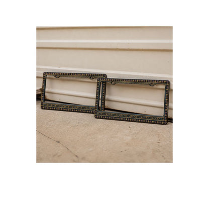 Lima license plate frames — pair for front and back plates | Solara