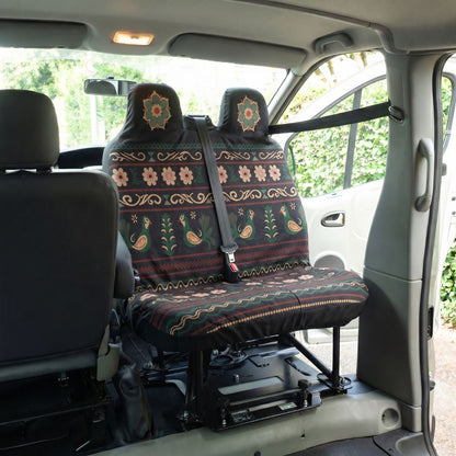 Indira - Double Front Seat Cover - Solara Covers - Waterproof seat covers