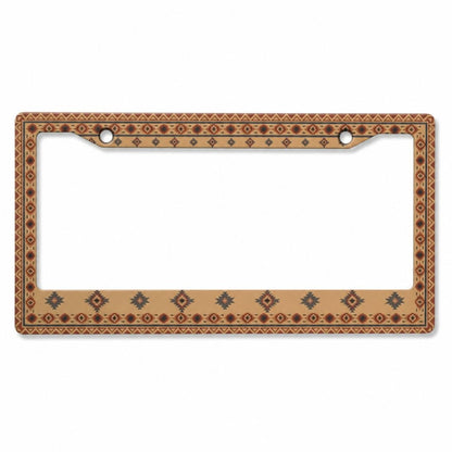 Indigo license plate frames — coastal frame lifestyle shot | Solara