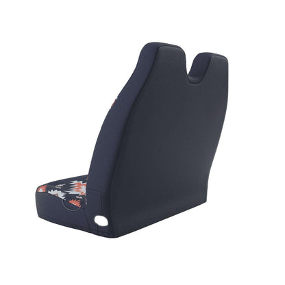 Zara Navy double front bench seat cover side view — deep navy blue finish by Solara Covers