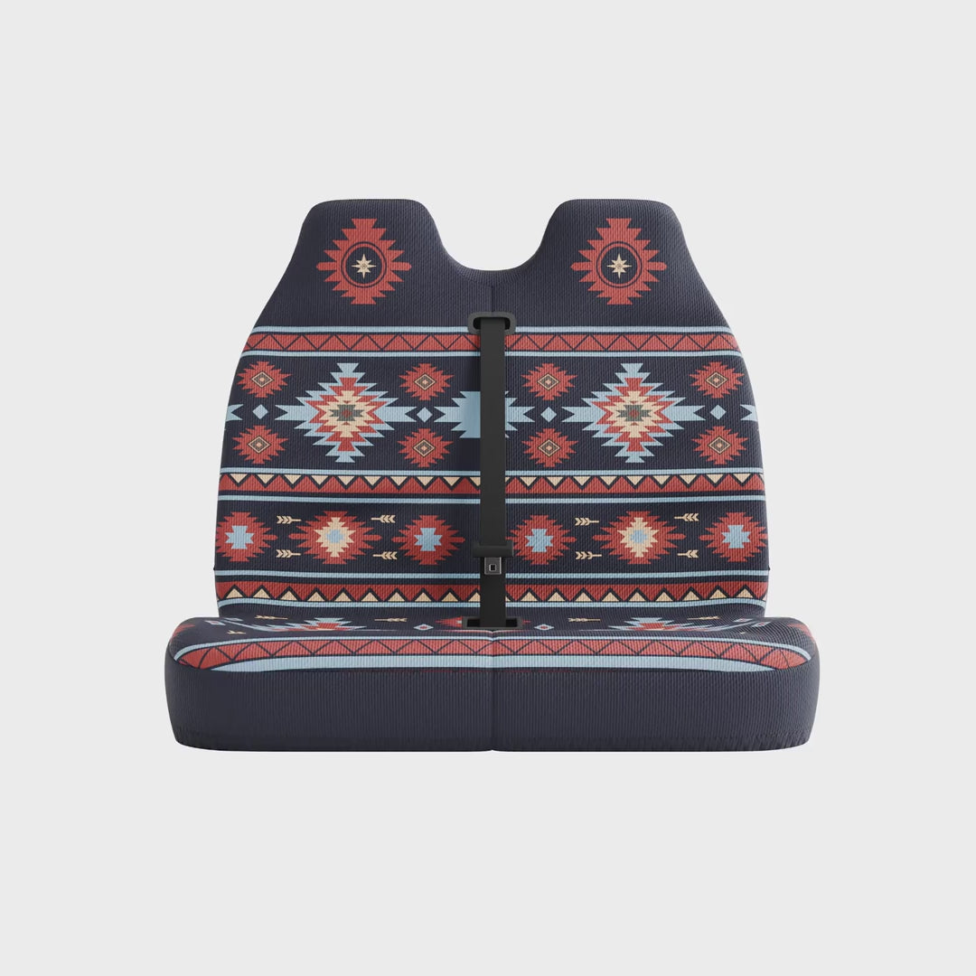 Zara Navy -  Double Front Seat Cover