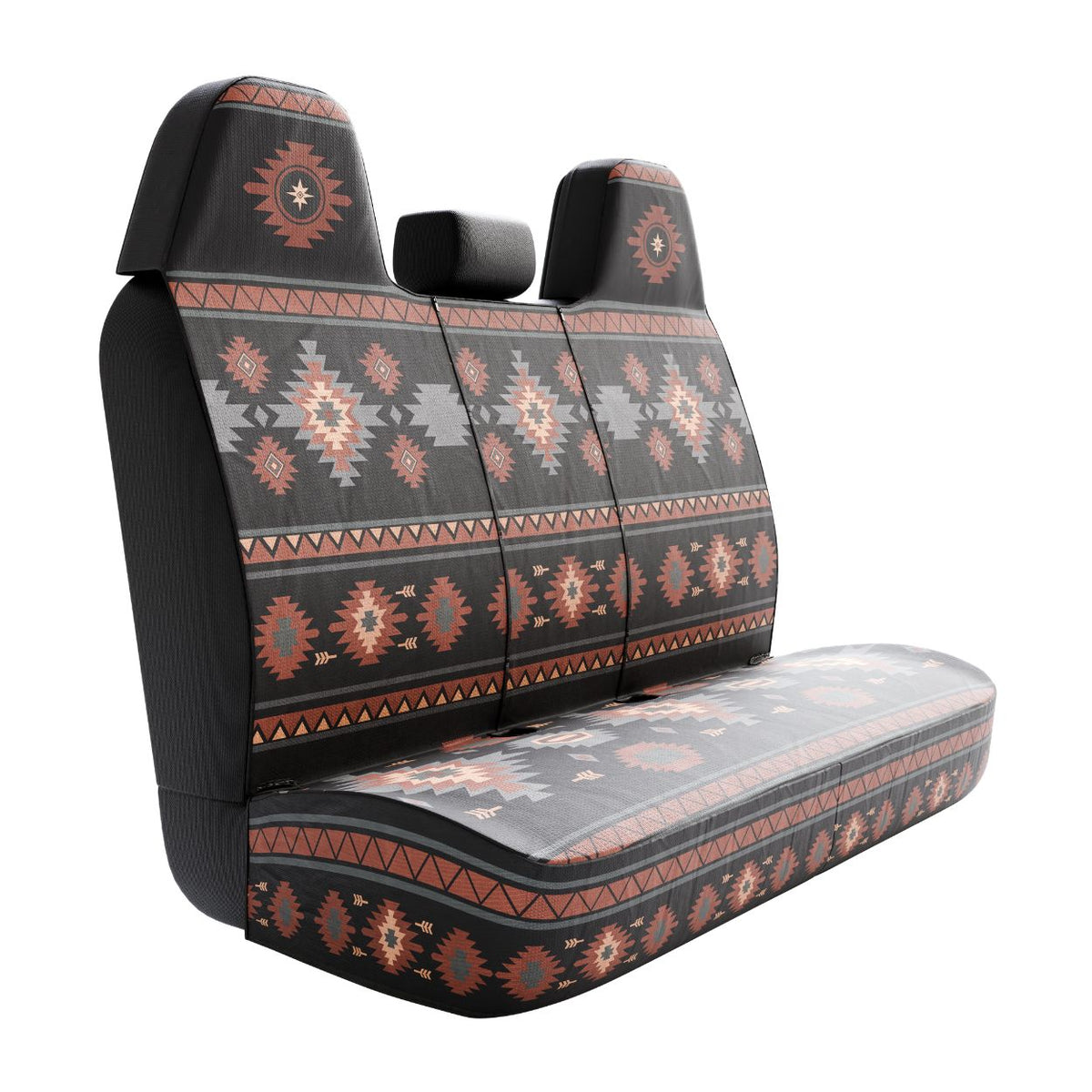 Zara 2.5-seat back seat cover, side angle in the back seat